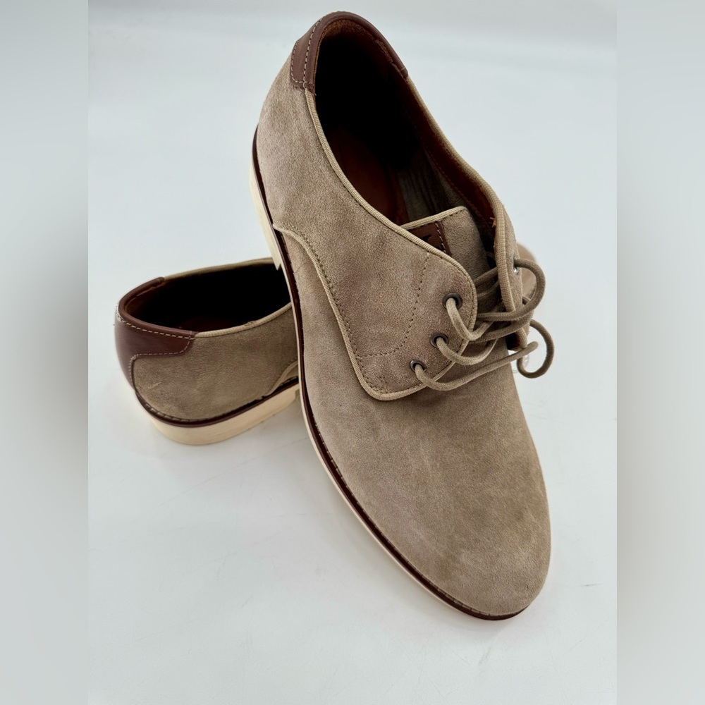 Section X Thomas Suede Dress Oxfords Size 10M Taupe Brown NEW NO BOX Leather